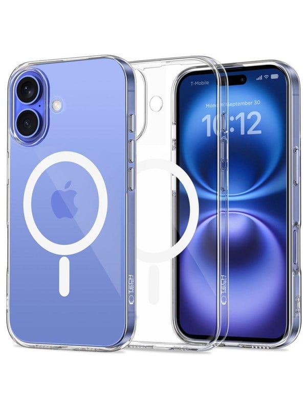 Produktfoto för Tech-Protect iPhone 16 Mobilskal Magsafe Flexair - Clear