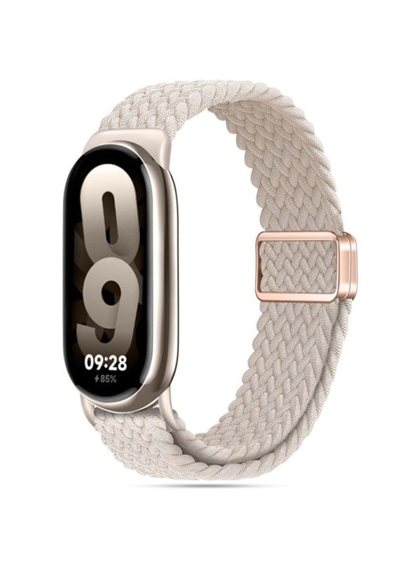 Produktfoto för Tech-Protect Xiaomi Smart Band 8/9/NFC Armband NylonMag - Starlight