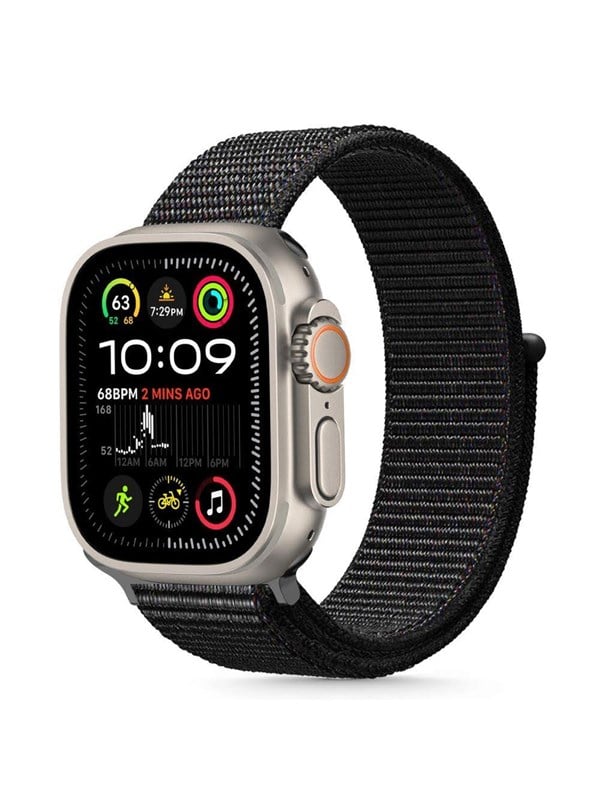 Produktfoto för Tech-Protect Apple Watch (44/45/46/49mm) Armband Nylon - Svart