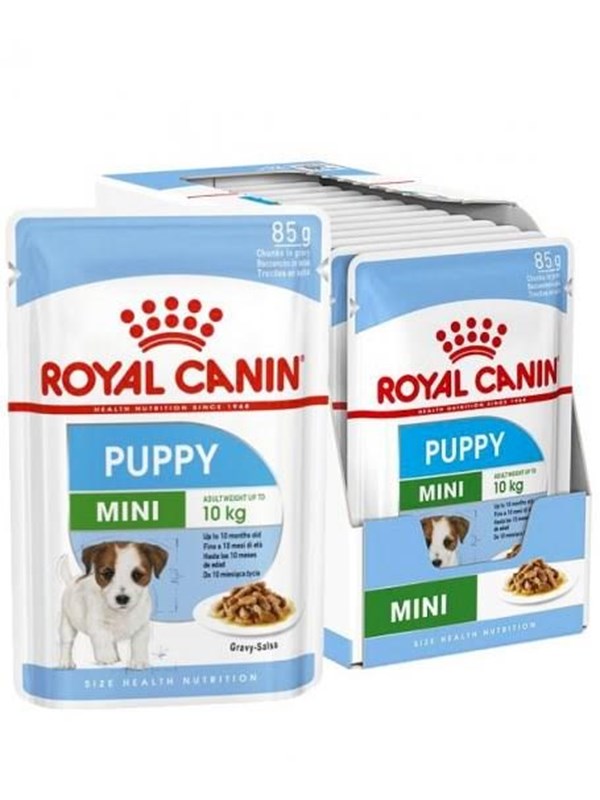 Royal Canin SHN Mini Puppy in sauce - wet puppy food - 12X85g