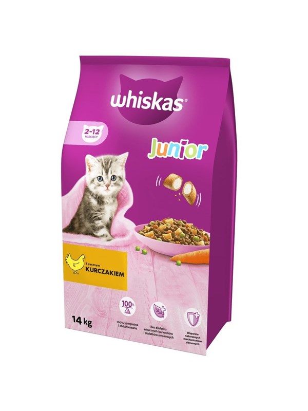 Whiskas Dry cat food Junior - Chicken - 14kg