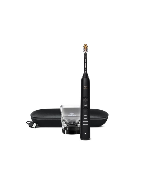 Philips eltandborste Sonicare DiamondClean 9000 HX9911 - tooth brush - black
