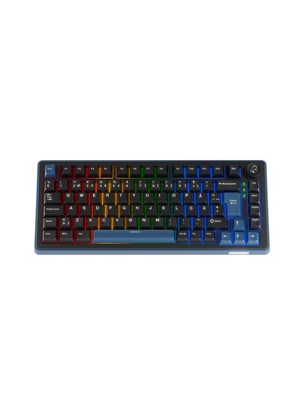 Ducky OK-M-75 - Gaming Keyboard - Utan numpad - Nordisk - Svart