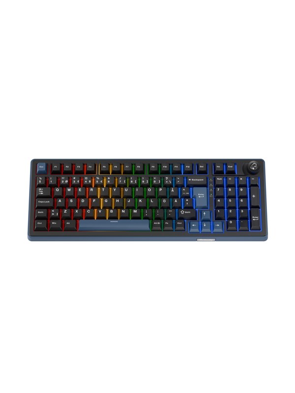 Ducky OK-M-98 - Gaming Tangentbord - Nordisk - Svart