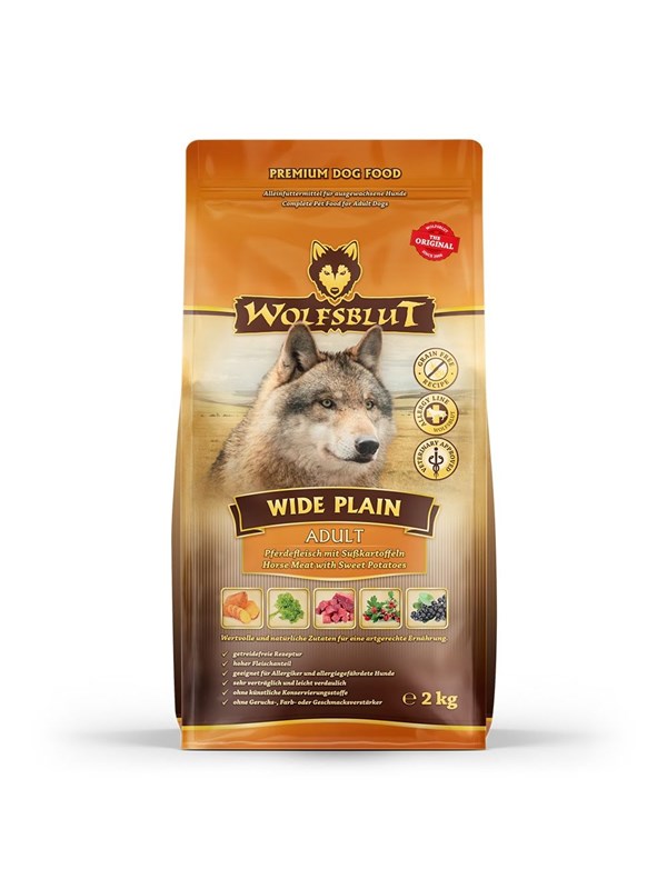 Wolfsblut Wide Plain Horse - dry dog food - 2kg