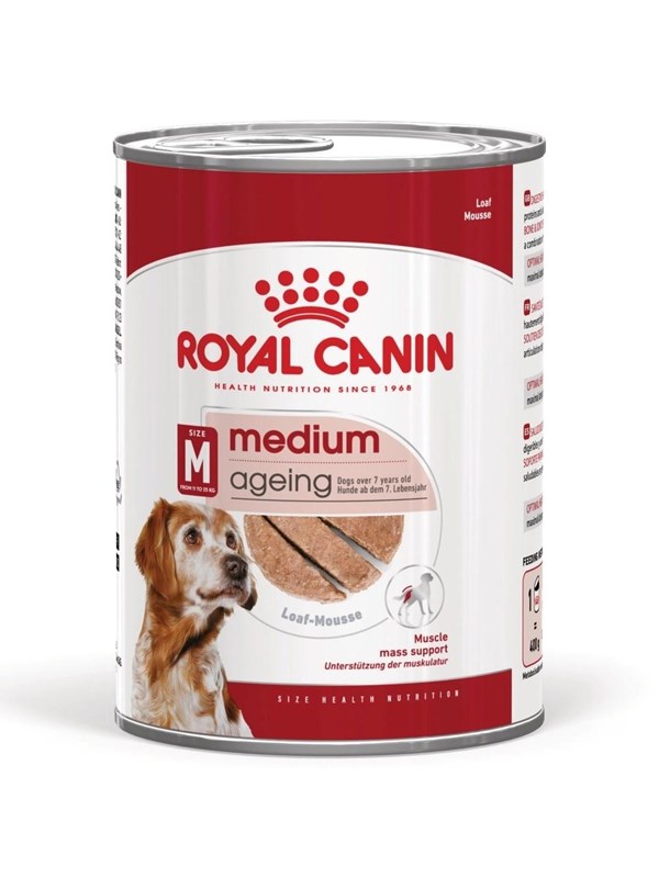 Royal Canin Medium Ageing Loaf - wet dog food - 410g