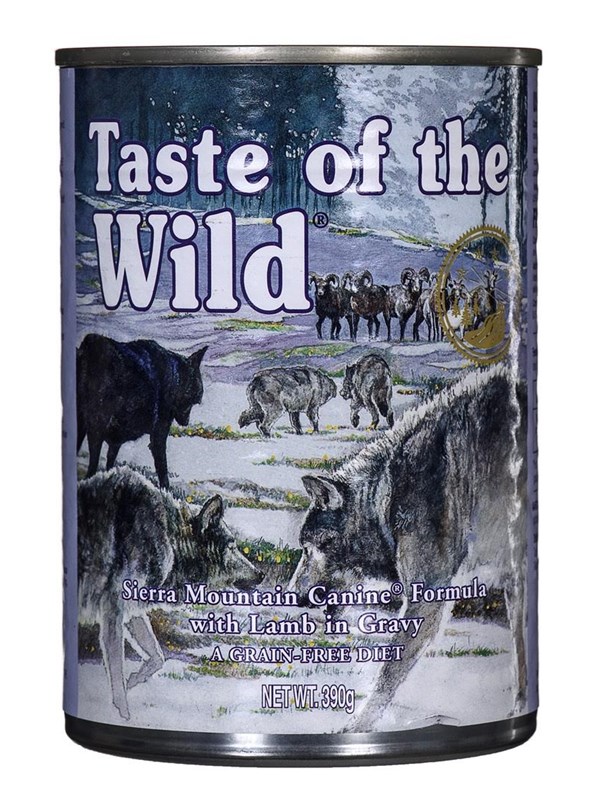 Taste of the Wild Sierra Mountain - Wet dog food - 390 g