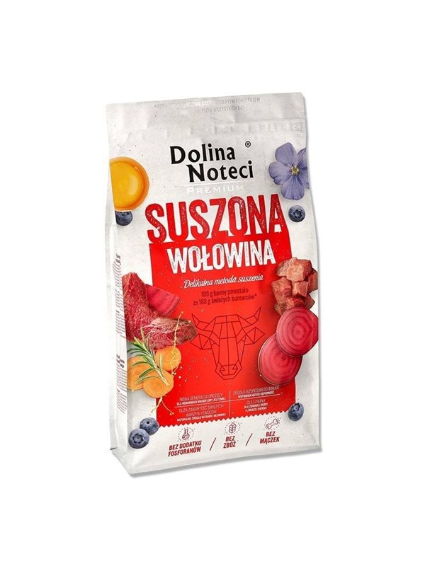 Dolina Noteci Premium beef - dried dog food - 9 kg