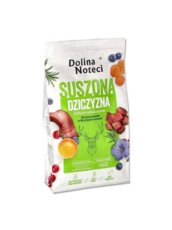 Dolina Noteci Premium Dried game - dried food for dogs - 9kg
