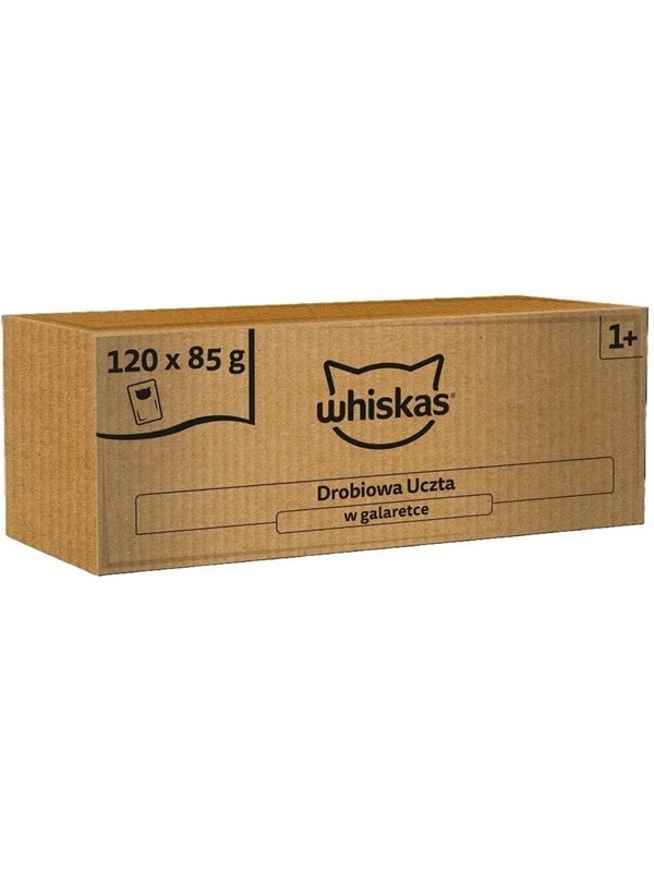 Whiskas Feast in Jelly Poultry - wet cat food - 120x85g