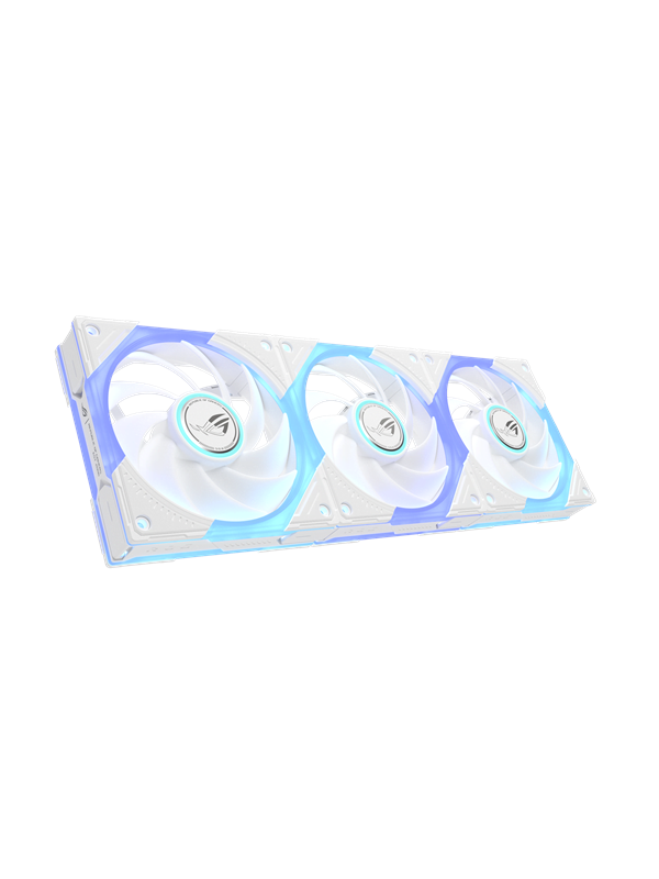 ASUS ROG EURUX GR120 ARGB White (3-pack) - Chassi fläkt - 120mm - Vit - 33 dBA