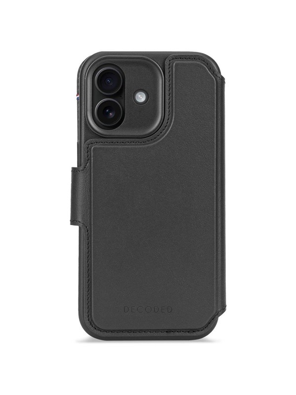 Decoded - Leather Detachable Wallet for iPhone 17 - Black