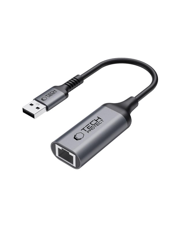 Produktfoto för Tech-Protect Adapter USB 3.0 Till Ethernet RJ45 1000MBPS Ultraboost