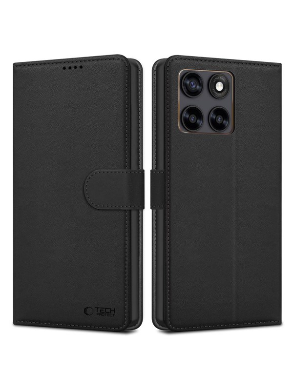 Tech-Protect Wallet Case for Motorola Edge 70 Fusion / Fusion + 5G - Black