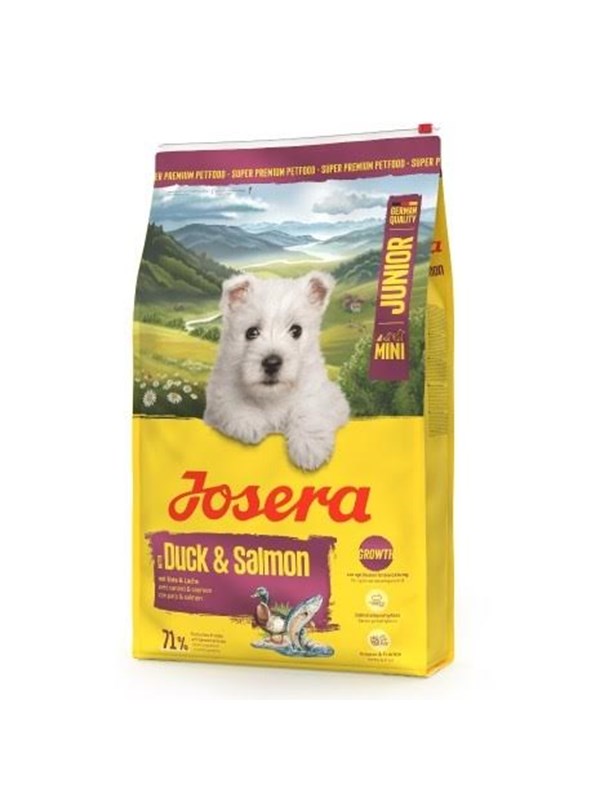 JOSERA Mini Junior Duck &amp; Salmon - dry dog food - 10kg