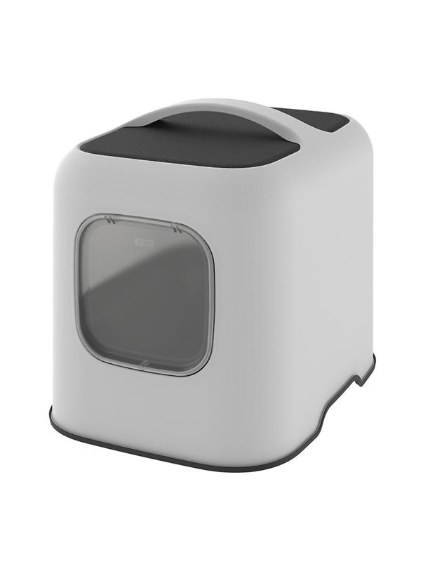 Produktfoto för Rotho BIALA, Katt, Kattsandlåda med tak, Vit, Plast, 395 mm, 510 mm