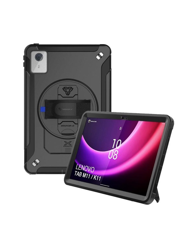 Armor-X Lenovo Tab M11 / K11 TB330 | Rainproof military grade rugged case with X