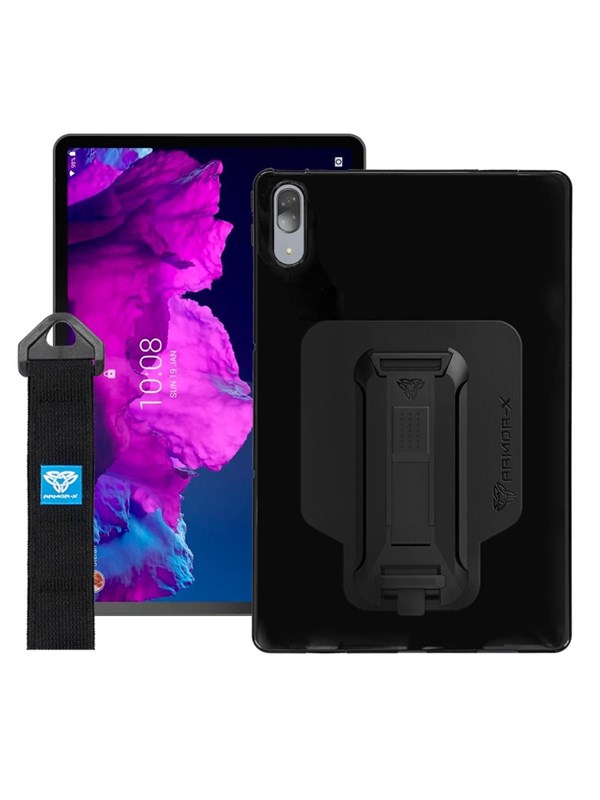 Armor-X Lenovo Tab P11 Pro TB-J706 | Shockproof Case w/ Kickstand & hand strap &