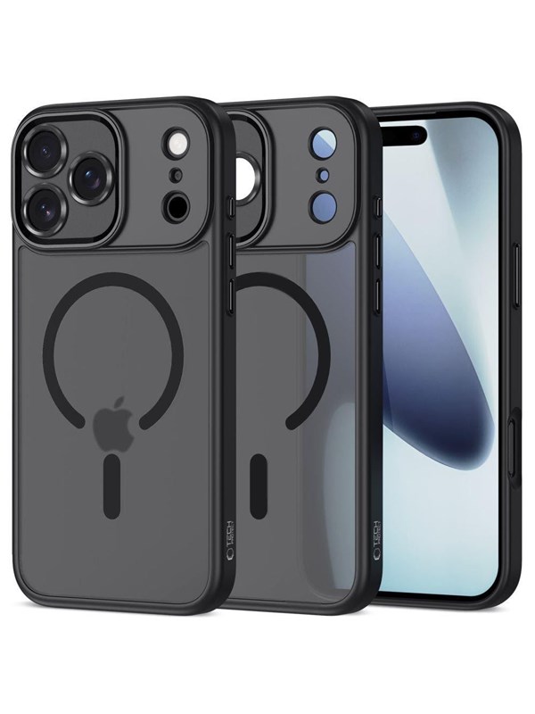 Produktfoto för Tech-Protect iPhone 17 Pro Mobilskal Magsafe med kameraskydd - Svart
