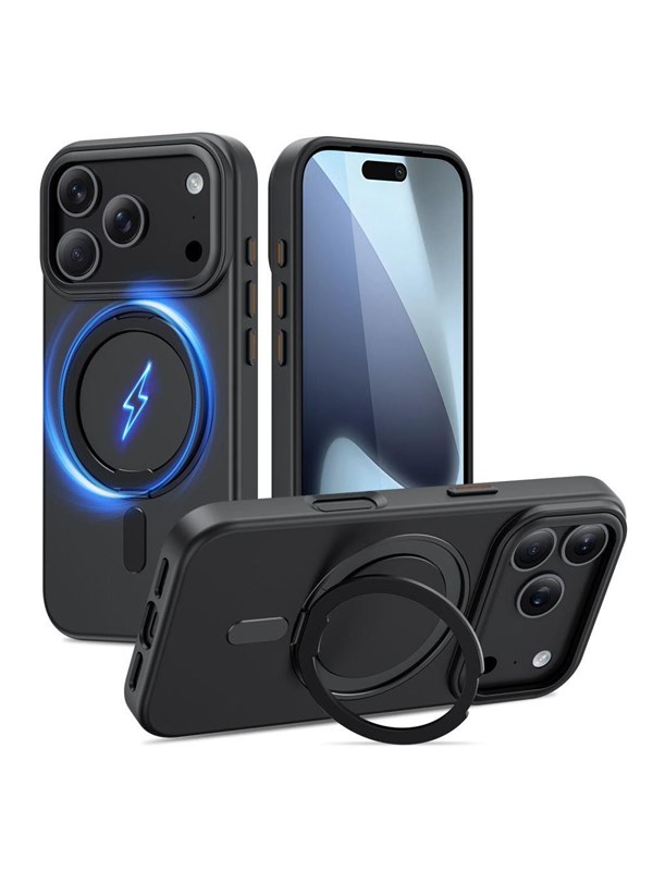 Tech-Protect MagRing MagSafe Case for iPhone 17 Pro Max - Matte Black