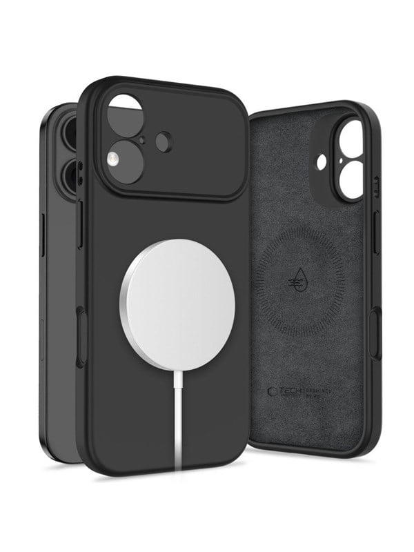 Produktfoto för Tech-Protect iPhone 17 Mobilskal Magsafe Silikon - Svart