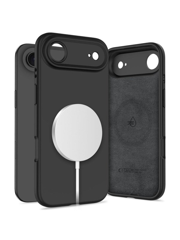 Tech-Protect  Silicone MagSafe Case for iPhone 17 Air - Black