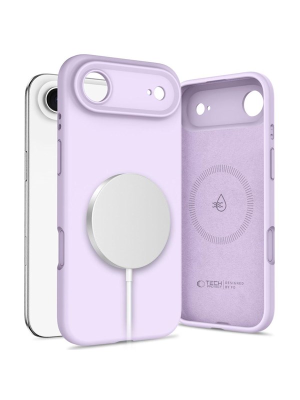Tech-Protect  Silicone MagSafe Case for iPhone 17 Air - Purple