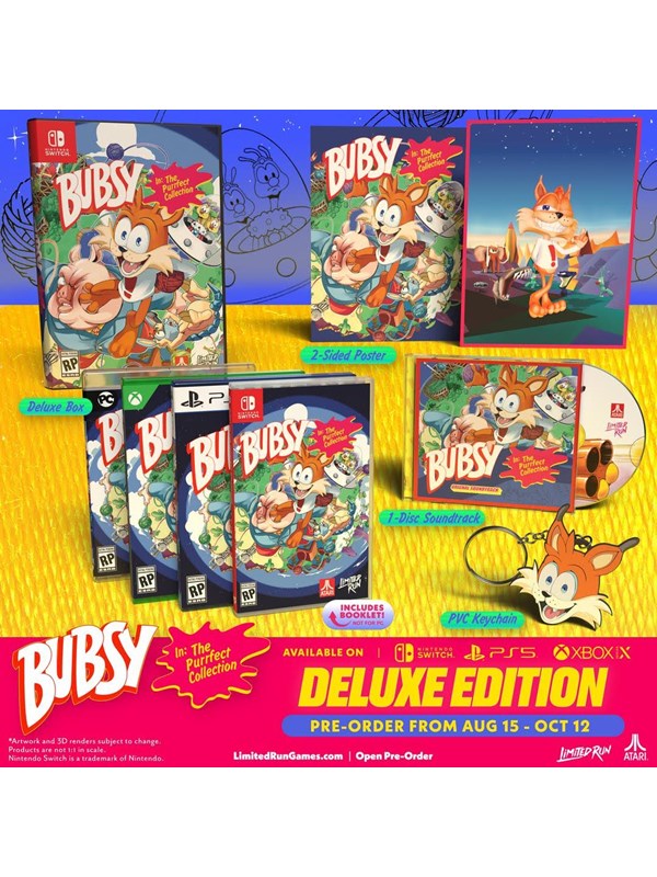Bubsy in: The Purrfect Collection (Deluxe Edition) - Nintendo Switch - Samling