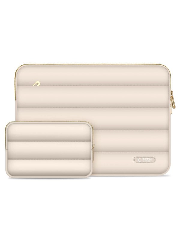 Tech-Protect Puffy Laptop Bag 13-14 - Beige