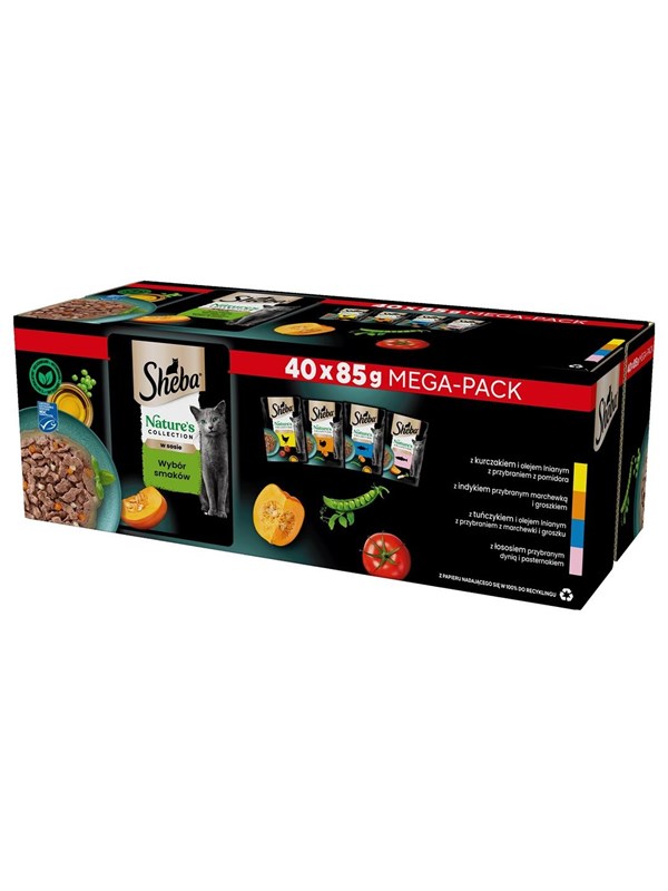 Sheba Nature's Collection Mix - wet cat food - 40x85g