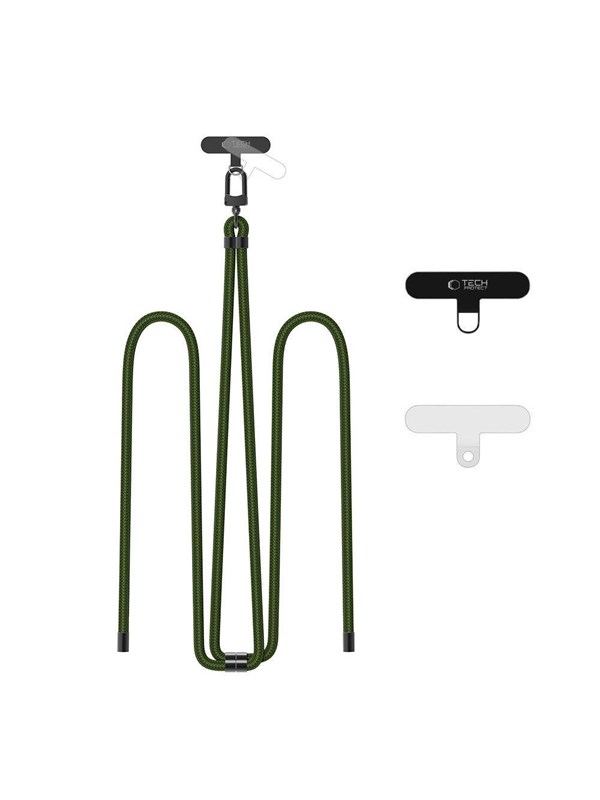 Tech-Protect  C7S Rope Crossbody Strap - Olive