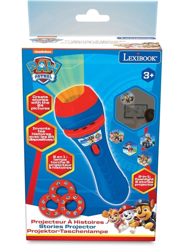 Paw Patrol Stories projector and torch light