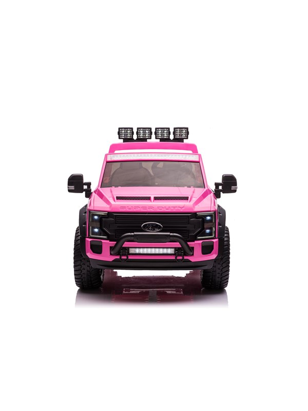 FORD Ford Super Duty F450 rosa 24V, 2 personer, 4x24V motor, gummihjul