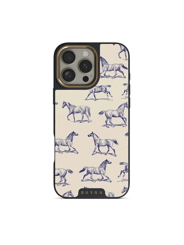 Burga Derby Race - Apple iPhone 16 Pro Max Case Elite Dark Magsafe Gold