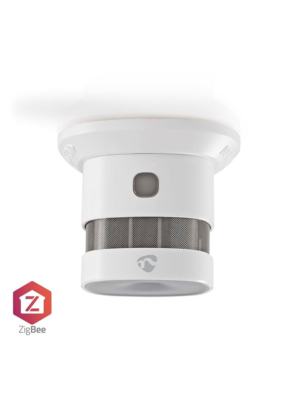 Nedis SmartLife Smoke Detector, Zigbee, White