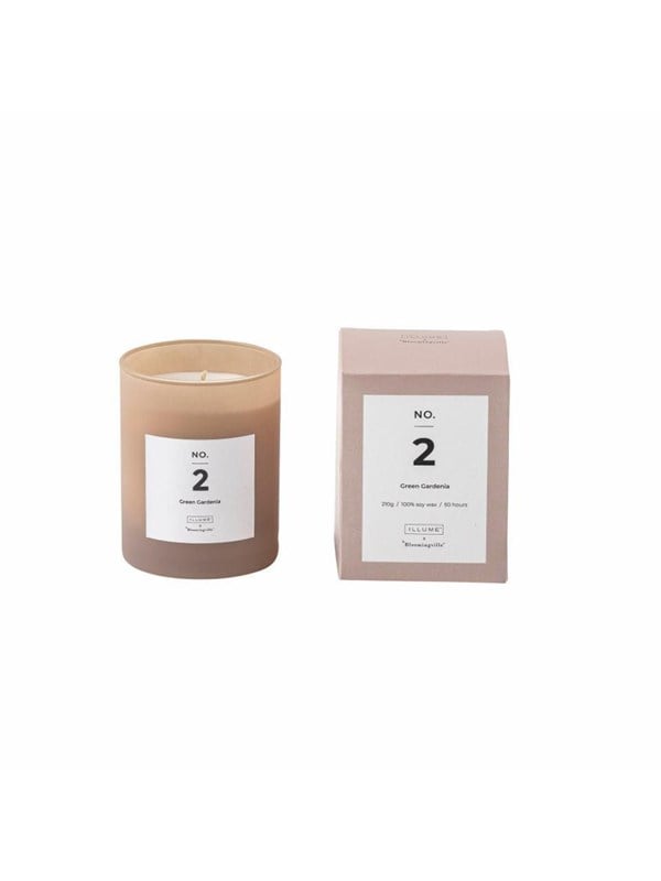 Bloomingville - NO. 2 Green Gardenia Scented Candle 8x10 cm