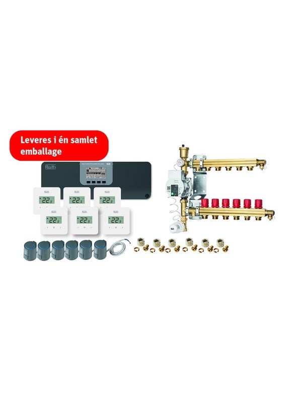 Roth Touchline SL complete wireless heating package, 6 rooms