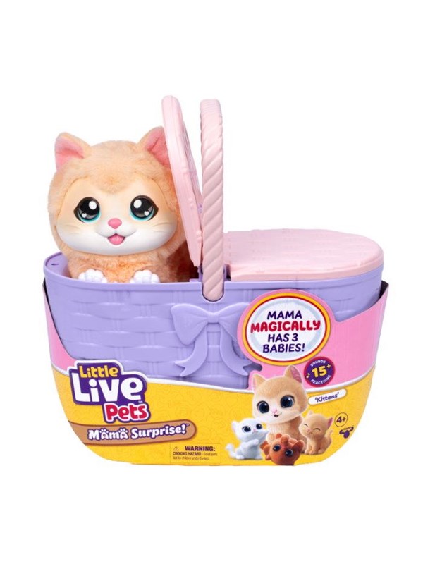 Little Live Pets MAMA SURPRISE MAMA KITTY PLAYSET