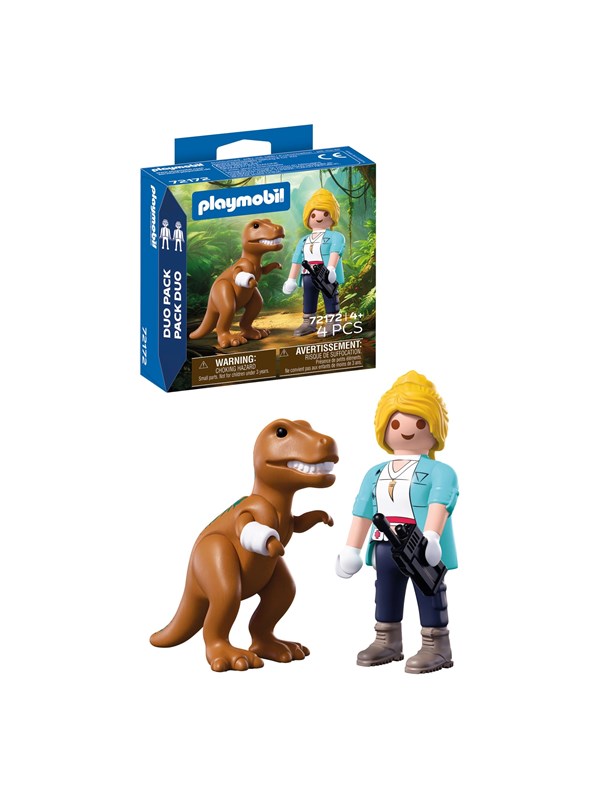 Playmobil - DuoPack T-Rex with Explorer