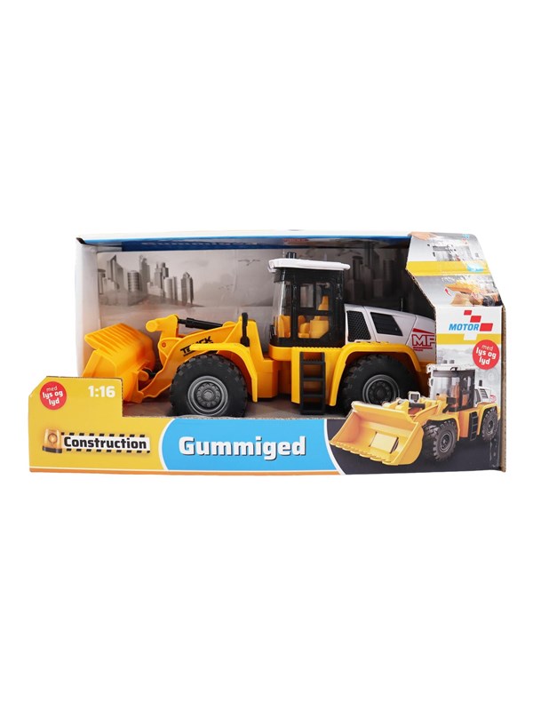 Impulse Toys Gummiged m/lys og lyd 1:16 (friction)