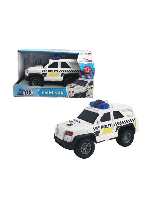 Impulse Toys Politi SUV m/lys og lyd 1:20 (friction)