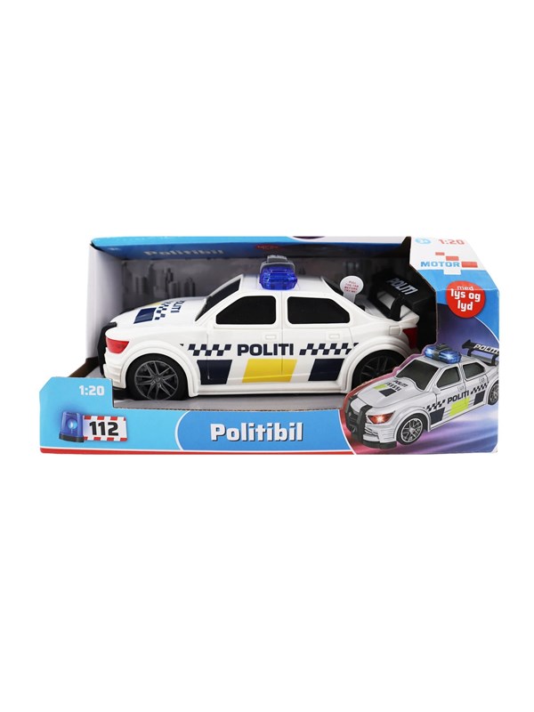 Impulse Toys Politibil m/lys og lyd 19cm