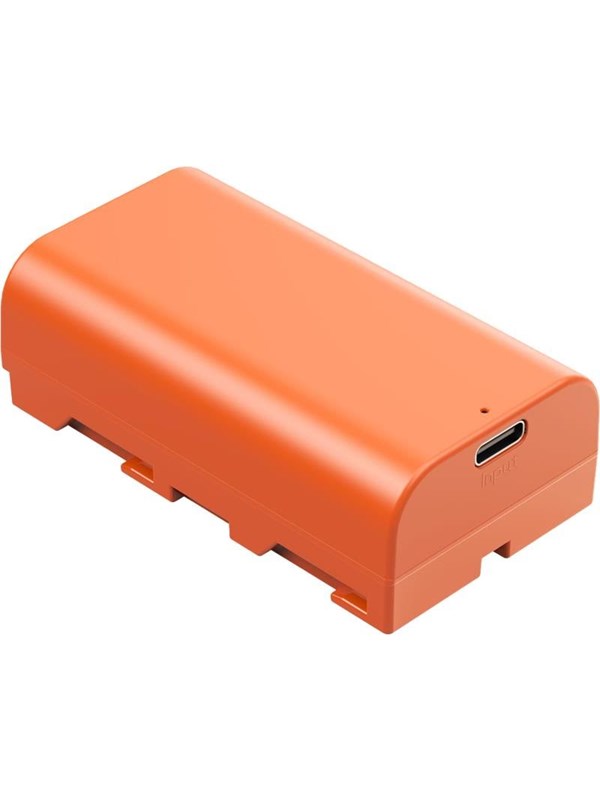 SmallRig 4971 NP-F550 USB-C Rechargeable Camera Battery Orange