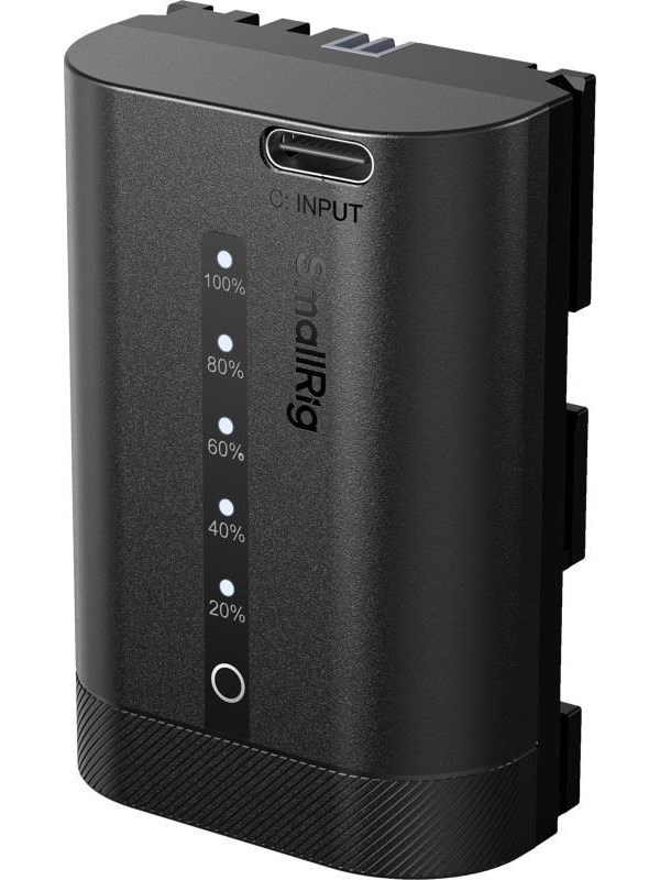 SmallRig 5298 USB-C Camera Battery with Power Display for Canon LP-E6P