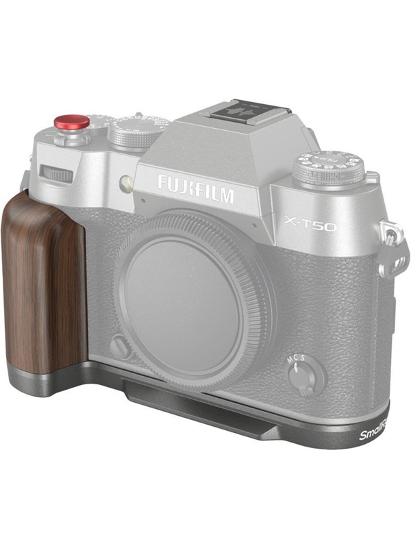 SmallRig 4736 Wooden L-Shape Grip for Fujifilm X-T50 Charcoal Silver
