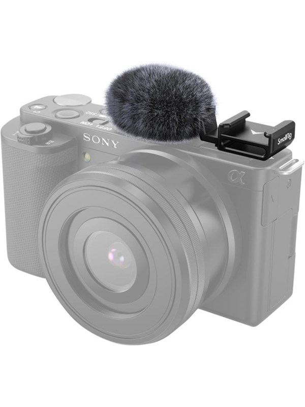 SmallRig 3526 Cold Shoe Adapter with windshield Kit For Sony ZV-E10 &amp; ZV-1