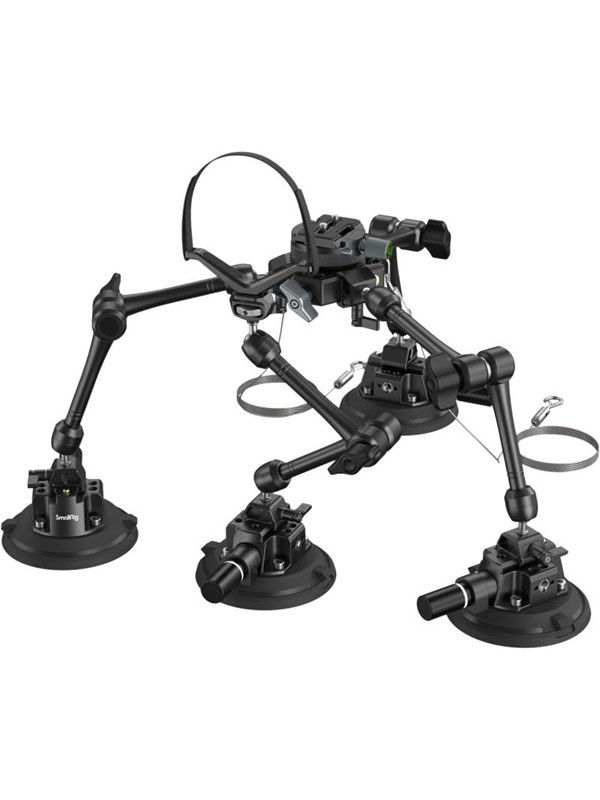 SmallRig 3565 All-in-One 4-Arm Suction Cup Camera Mount Kit for Vehicle Shooting SC-15K