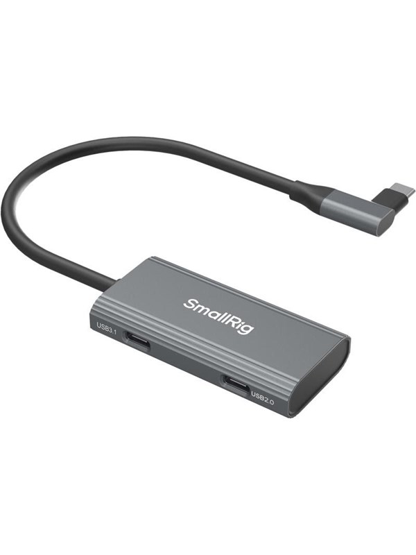 SmallRig 4598 USB-C Hub 4-in-1 PD/USB-C 3.1/USB-C 2.0 with Audio Adapter
