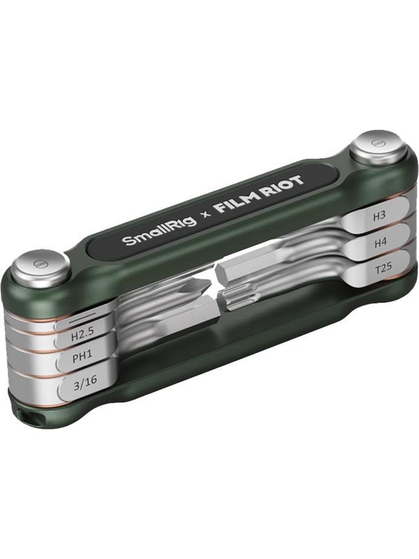 SmallRig 4812 x FILM RIOT 7-in-1 Folding Wrench Set with Multiple Angle Positioning Green