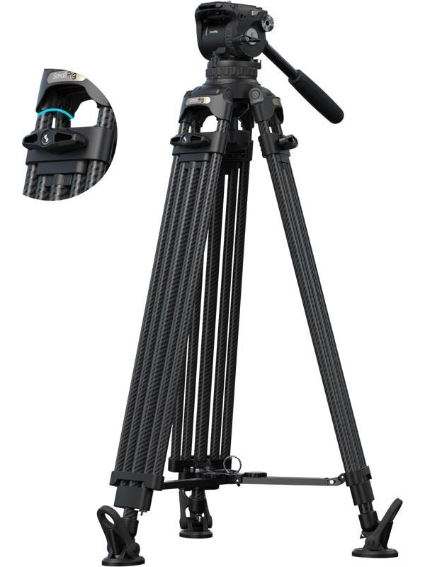 SmallRig 5578 FSD18 FreeSpeed Heavy-Duty Carbon Fiber Tripod